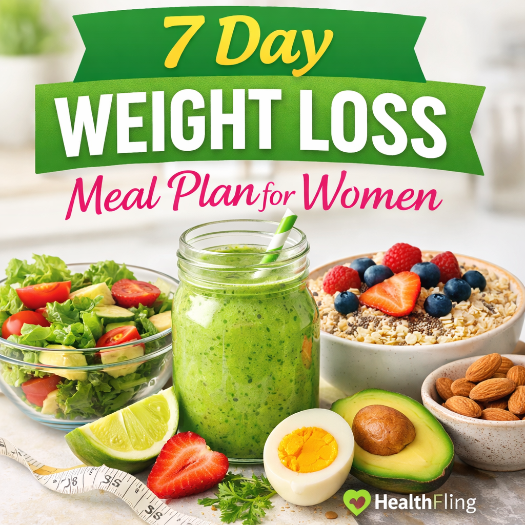 7 Day Weight Loss Meal Plan for Women – HealthFling