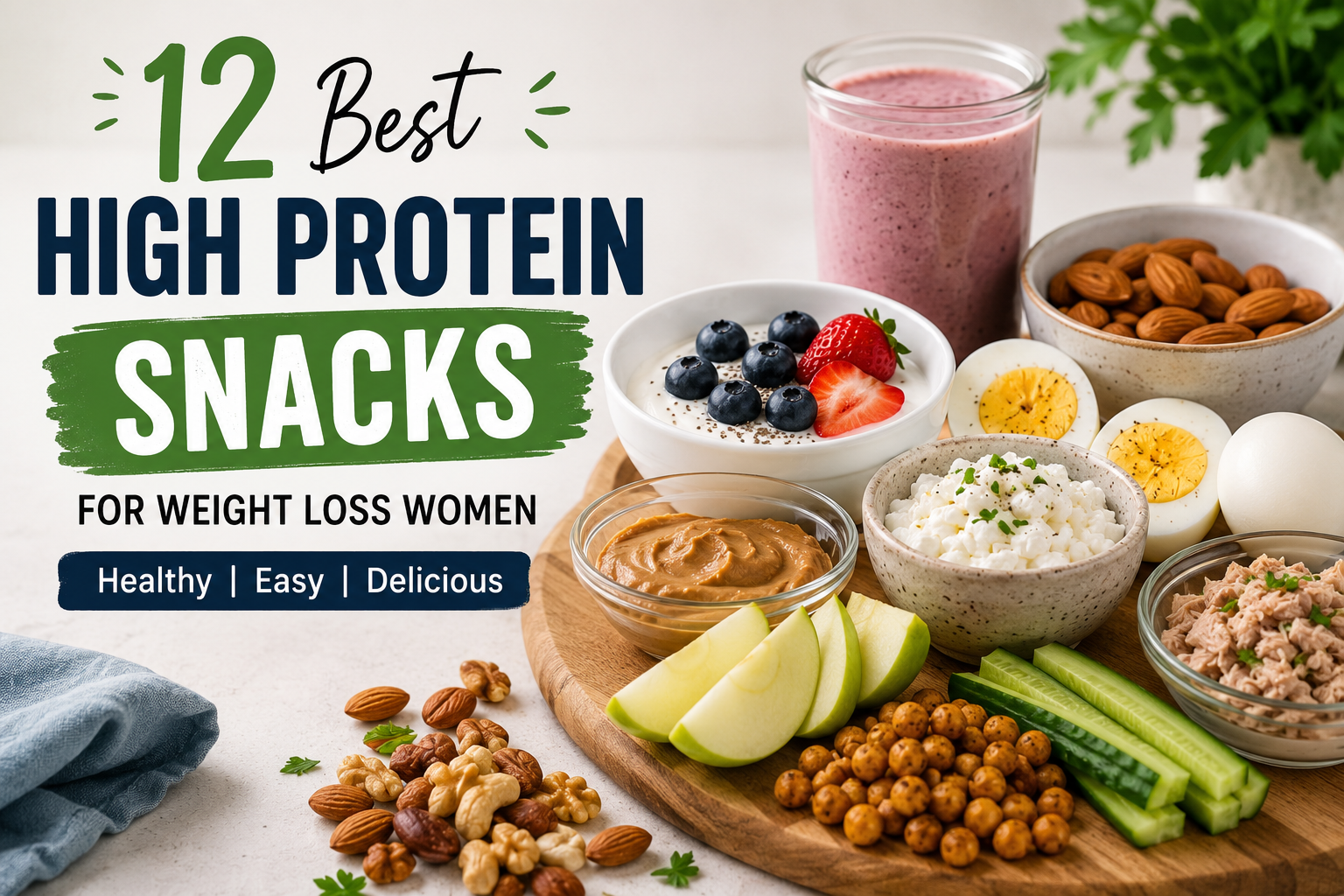High Protein Snacks for Weight Loss Women