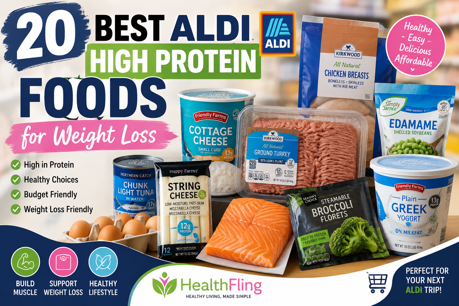 Aldi high protein foods for weight loss