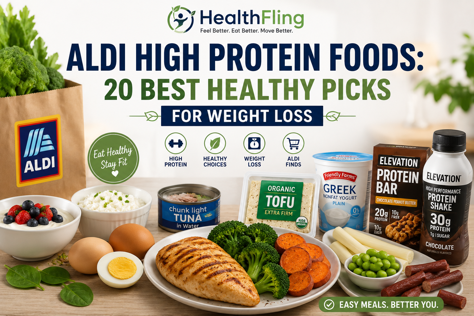 Aldi high protein foods