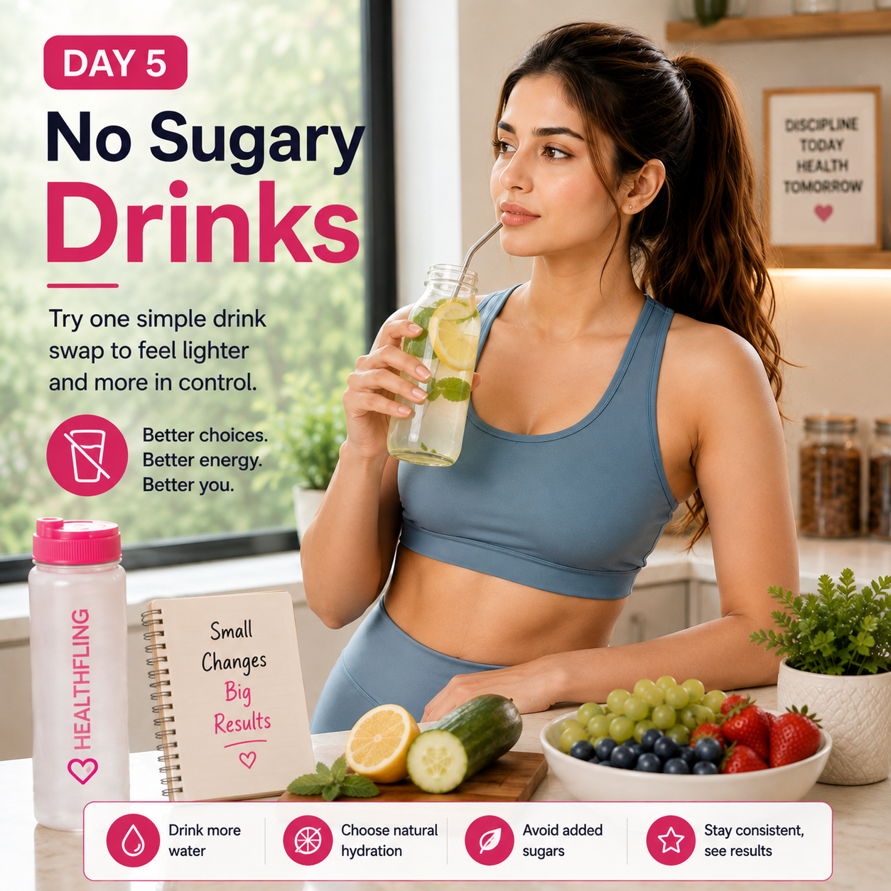 HealthFling hydration challenge