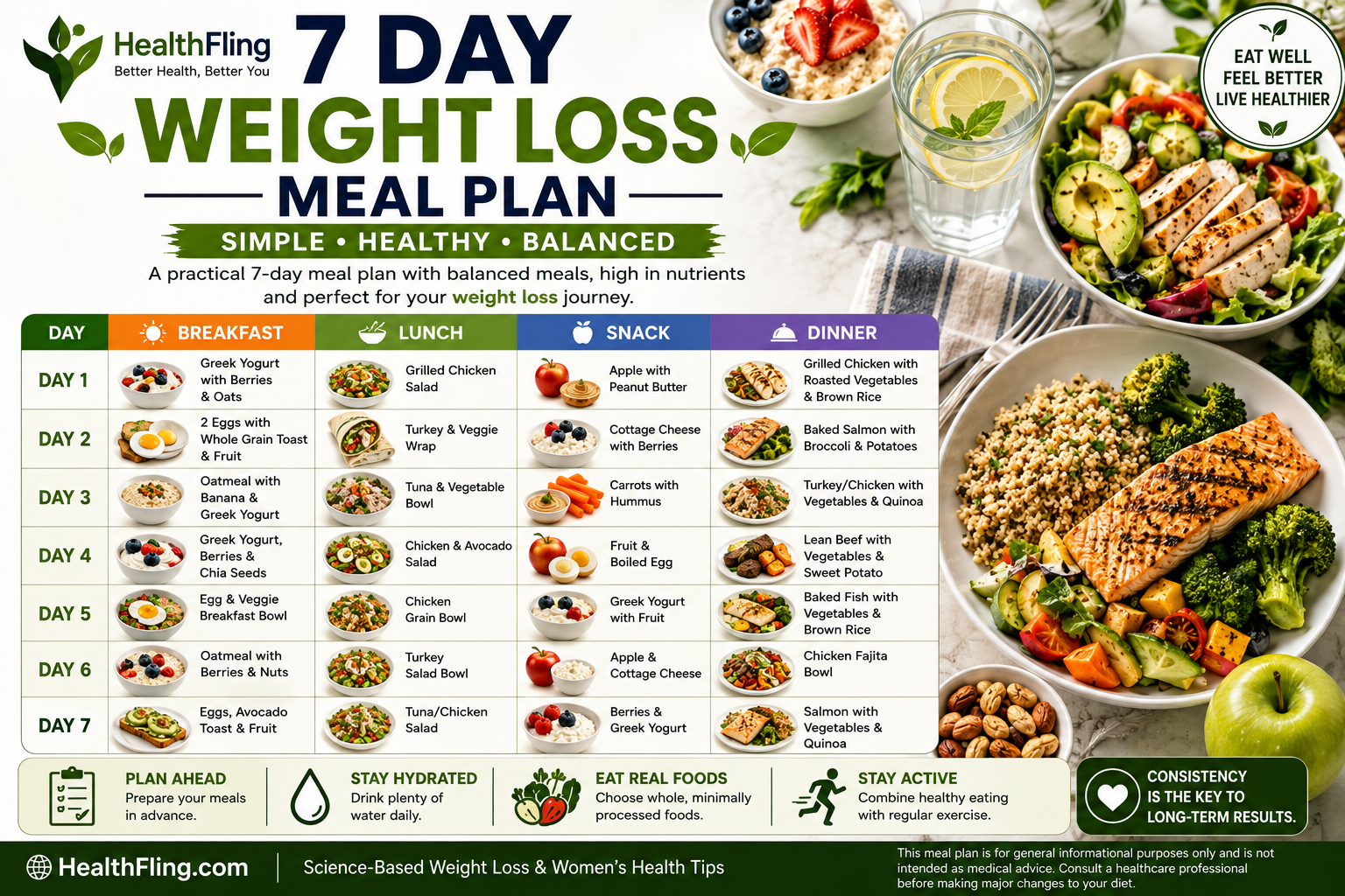 7 day weight loss meal plan