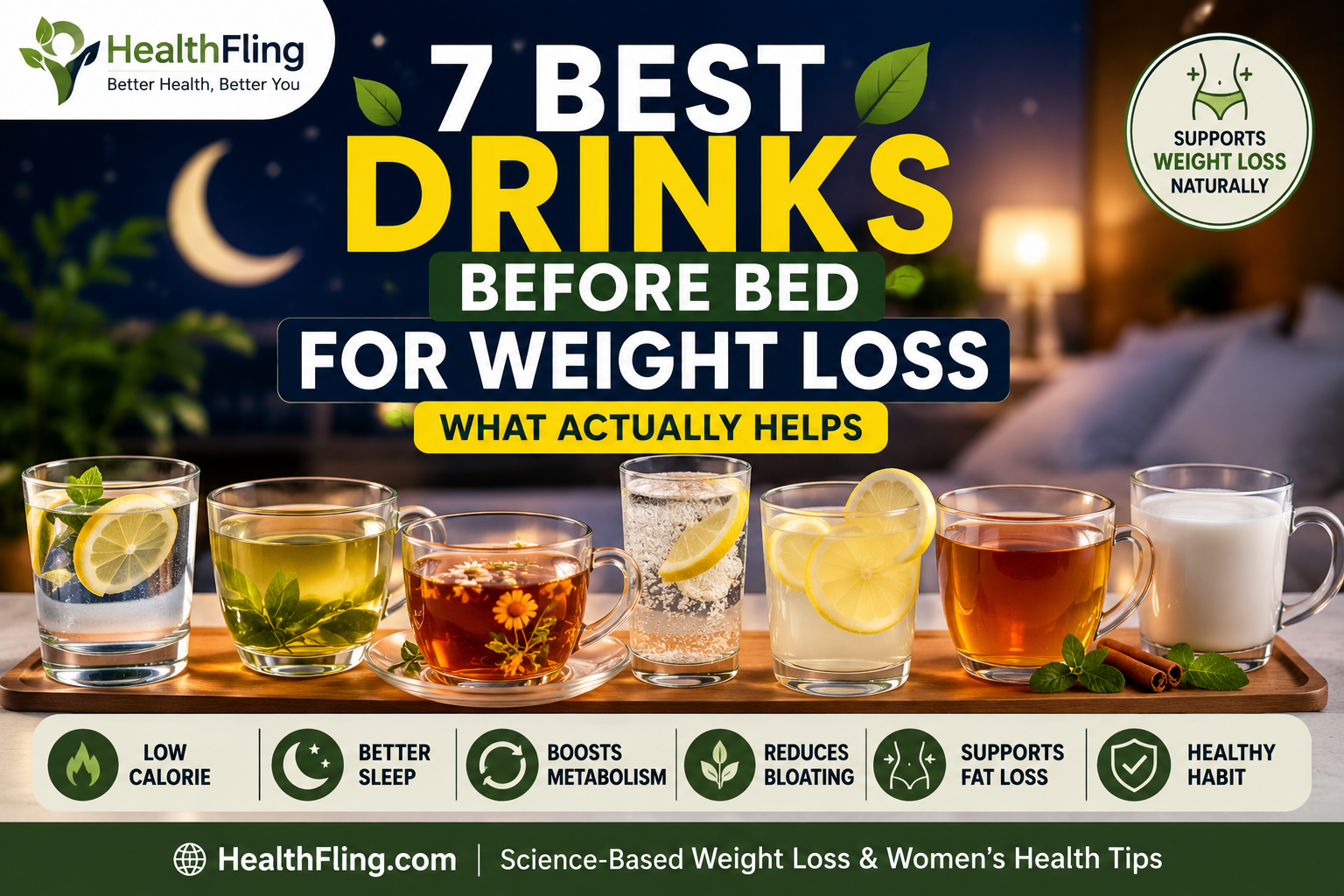 drinks before bed for weight loss