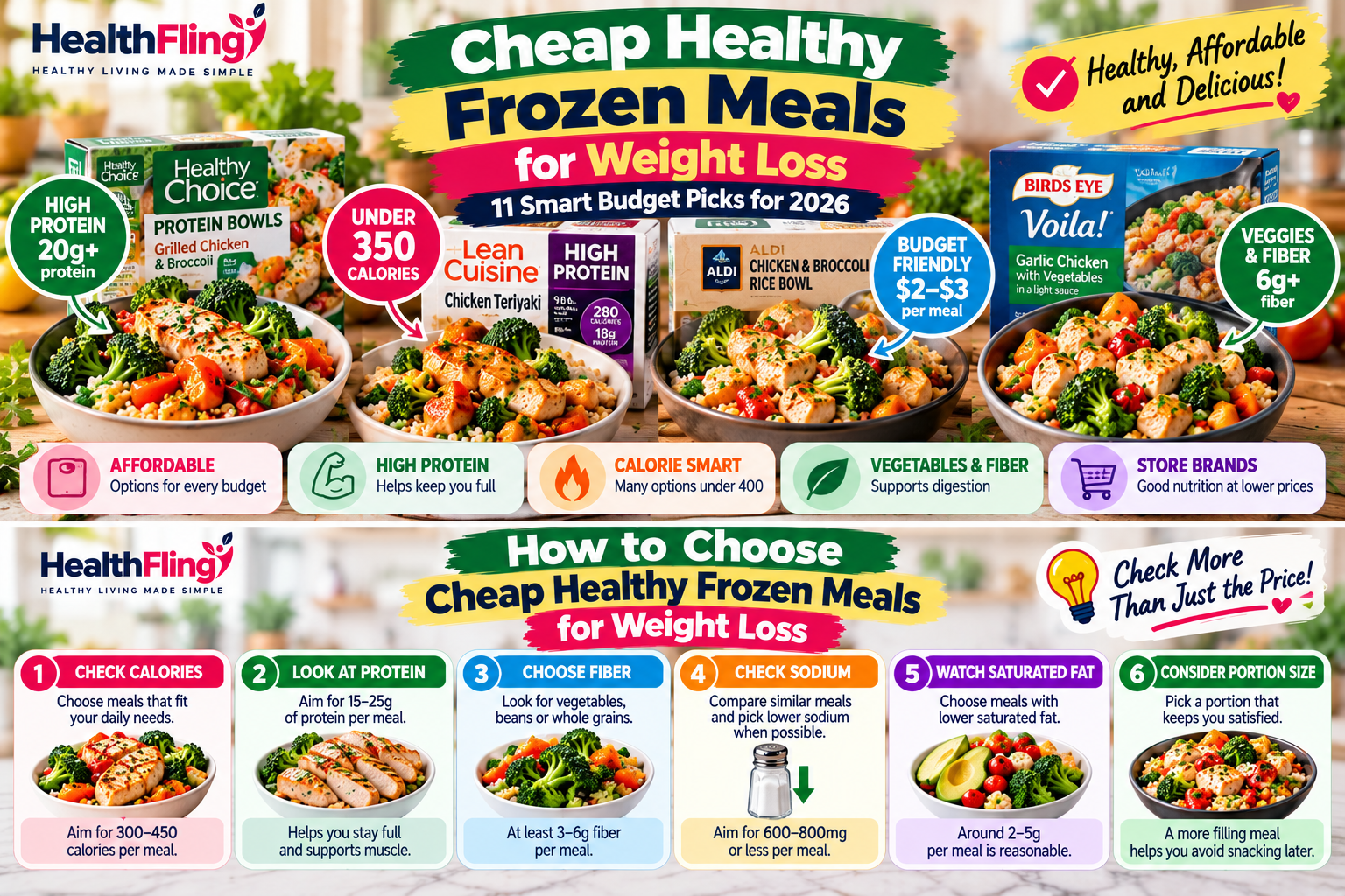 cheap healthy frozen meals for weight loss