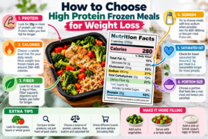 how to choose high protein frozen meals for weight loss
