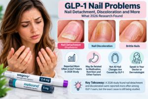 GLP-1 nail problems and nail detachment onycholysis