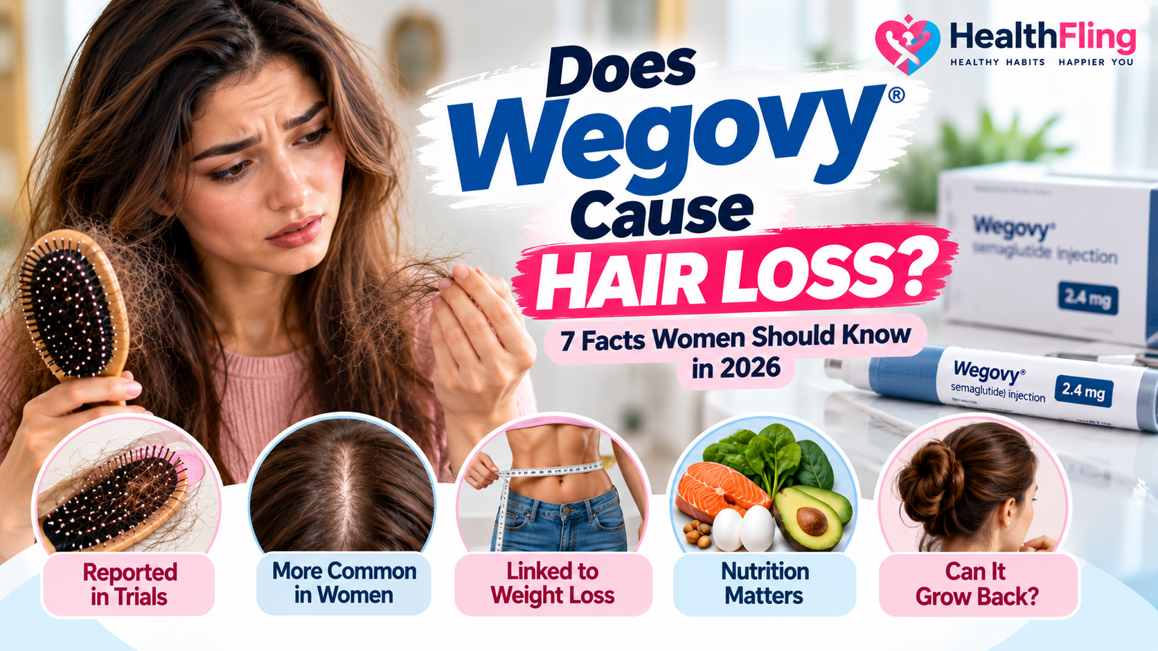 does Wegovy cause hair loss in women using semaglutide