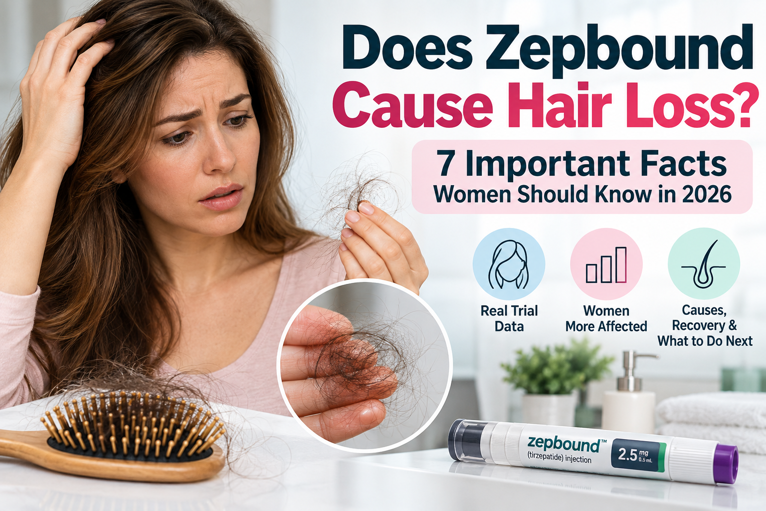 does Zepbound cause hair loss in women using tirzepatide